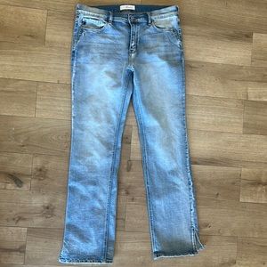 KanCan Size 13 High Rise Split Bootcut Jeans